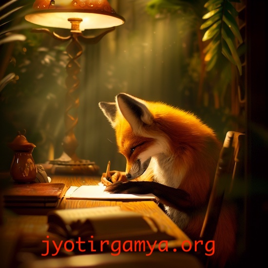 journaling-fox