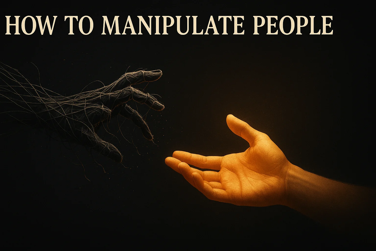 The choice between manipulation and authentic connection