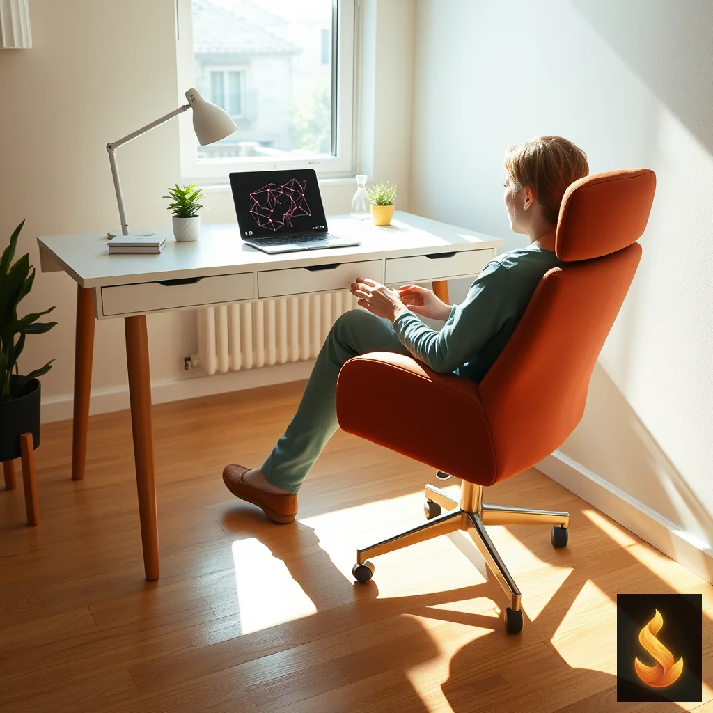 A person using a tablet in a sunlit room while looking at an interactive pathway for therapy matching.