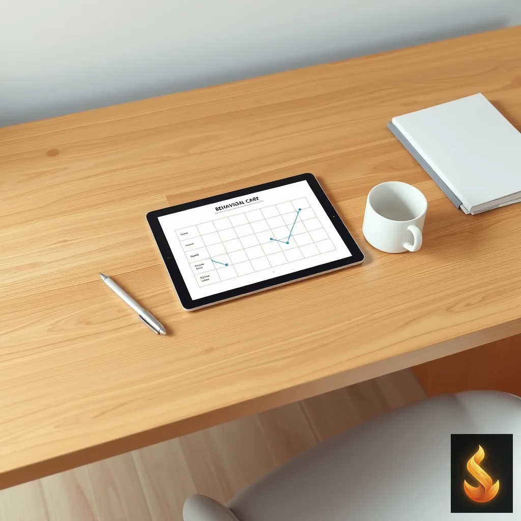 A structured clinical assessment tool on a clean desk, contrasting rigorous psychological evaluation with superficial online quizzes.