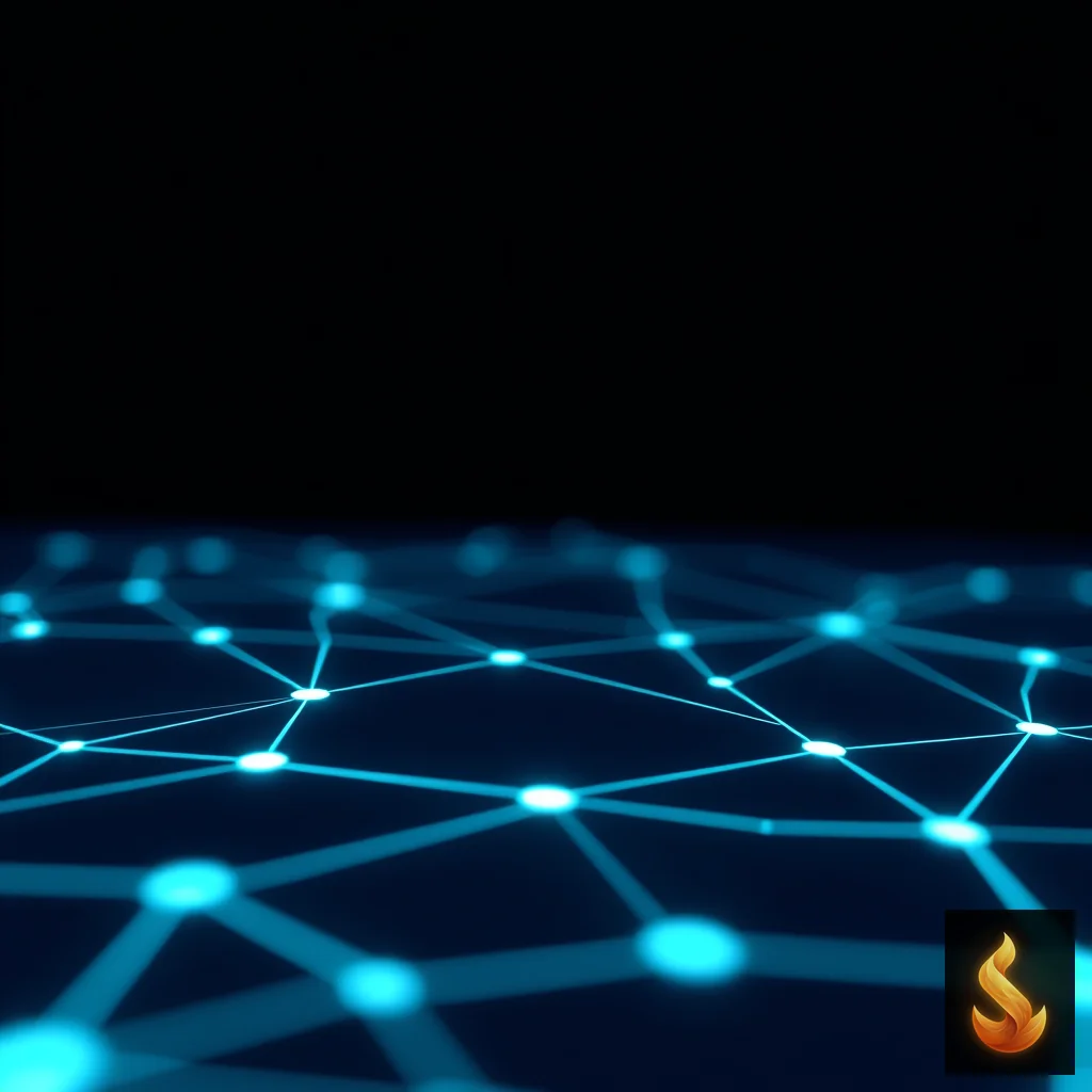 Abstract data pathways glowing on a dark surface, illustrating digital search patterns and confirmation bias.