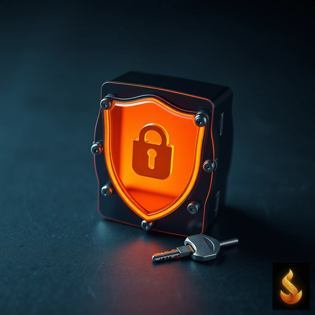 A glowing glass shield representing absolute privacy and local data security.