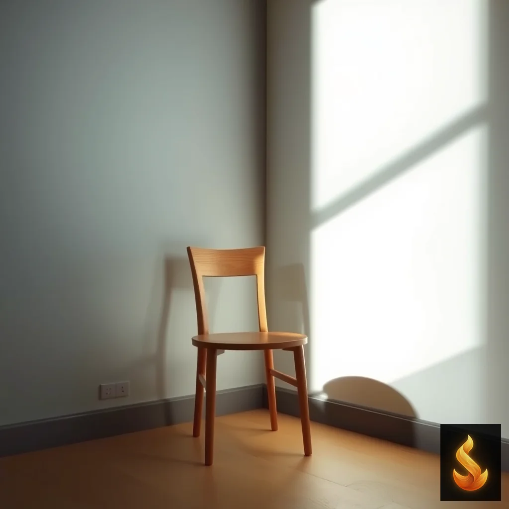 A quiet, sunlit room emphasizing subtle contrasts in mood to represent overt and covert relational behaviors.