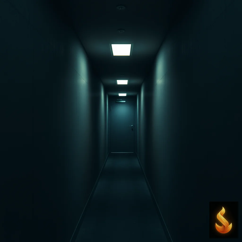 A dimly lit hallway symbolizing the internal navigation of perceived emotional threats and defensiveness.