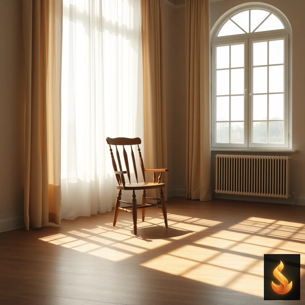 A serene minimalist room representing the emotional reality of navigating a nonreciprocal relationship.
