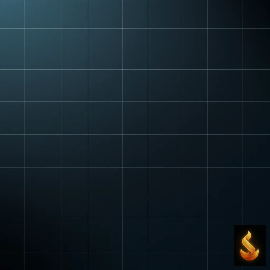 Abstract geometric grid lines on a dark background, representing linguistic pattern analysis and behavioral markers.