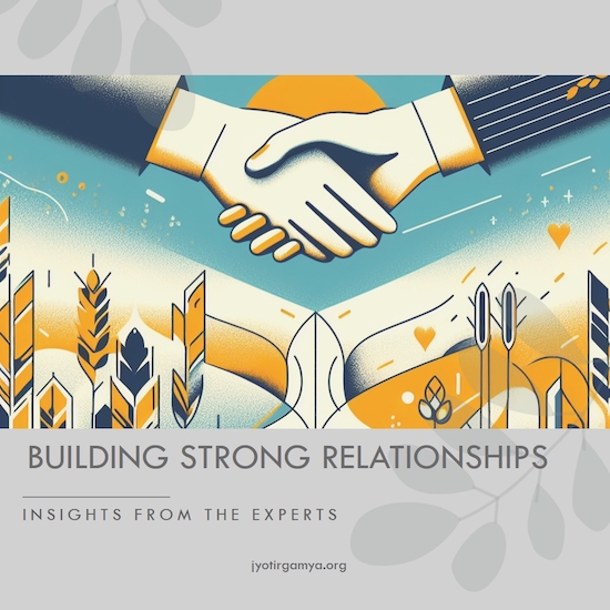 building strong relationships
