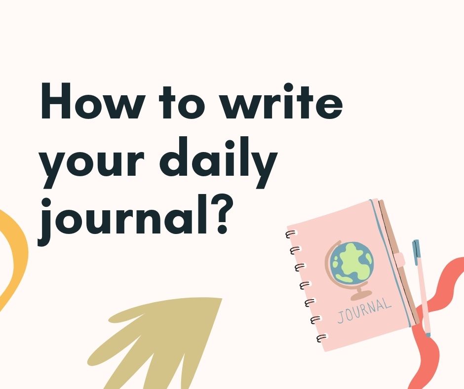 how to write daily journal